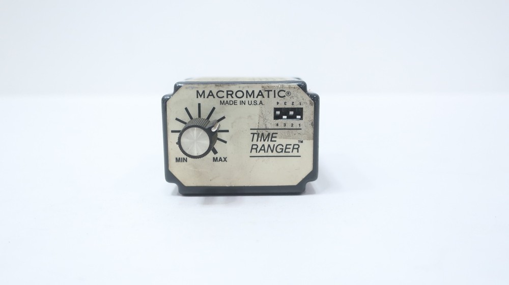 Macromatic SS-61628 Programmable Time Delay Relay 24v-ac/dc