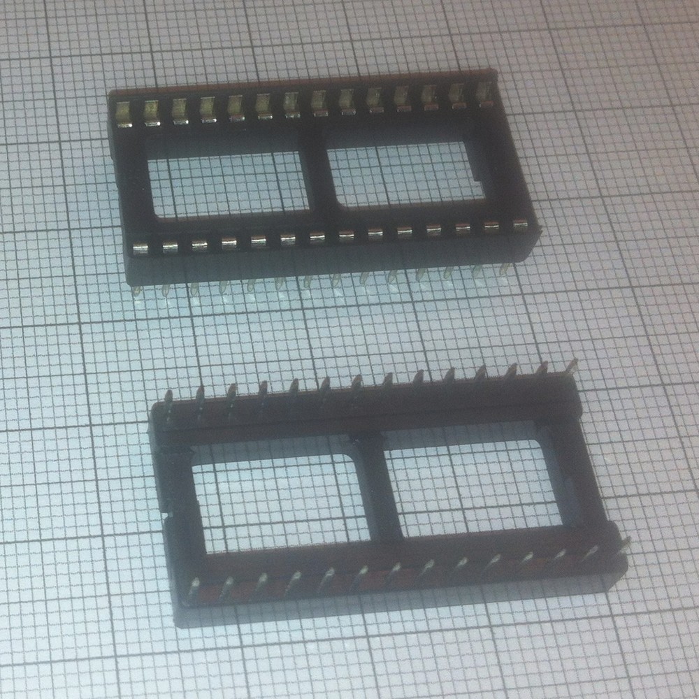 INTEGRATED CIRCUIT SOCKETS DIP28 (10 PCS)