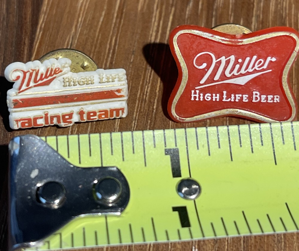 Miller High Life Racing Plastic Pins