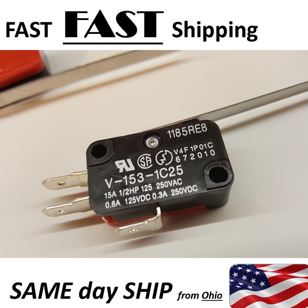 Micro / limit switch SW ---- LONG ARM ---- 1185RE8