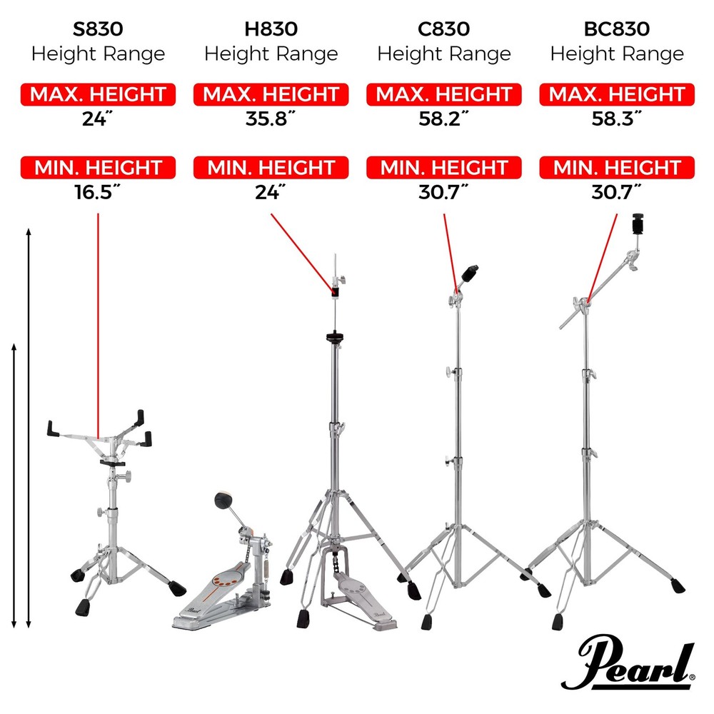 Pearl HWP-830 Hardware Package