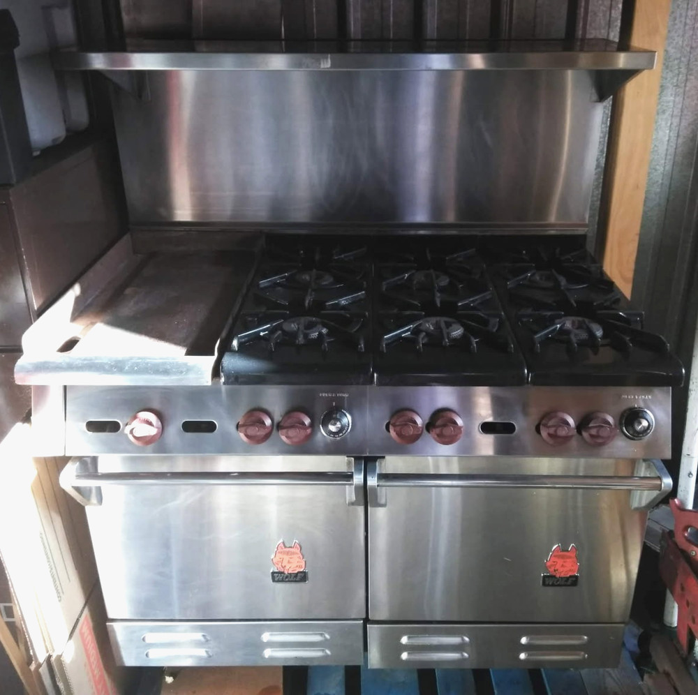 Wolf Commercial Double Oven W/Griddle