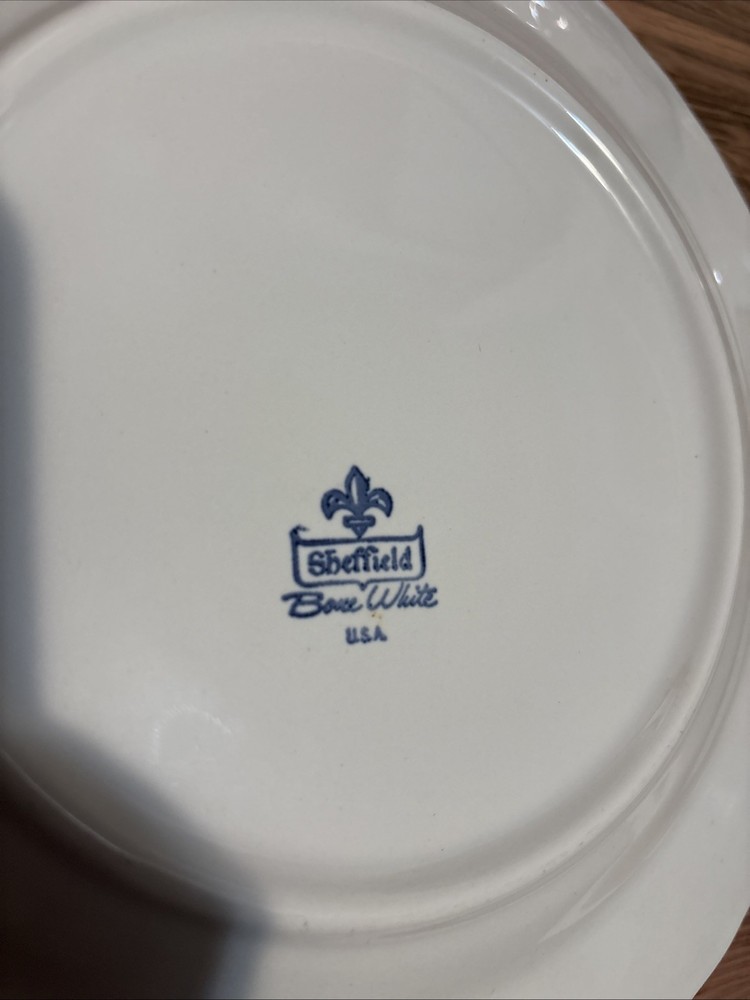 16-Piece Sheffield Bone White Dinnerware Set: Service for 4, Vintage Ironstone