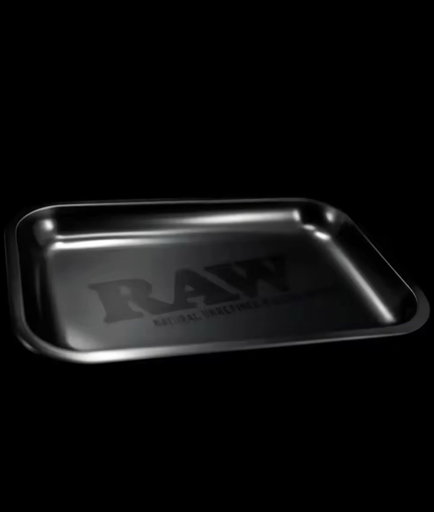 RAW Matte Black Small Rolling Tray