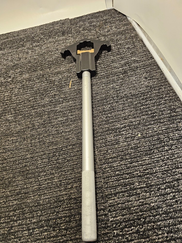 20" Adjustable Hydrant Wrench With Double Head Spanner Black