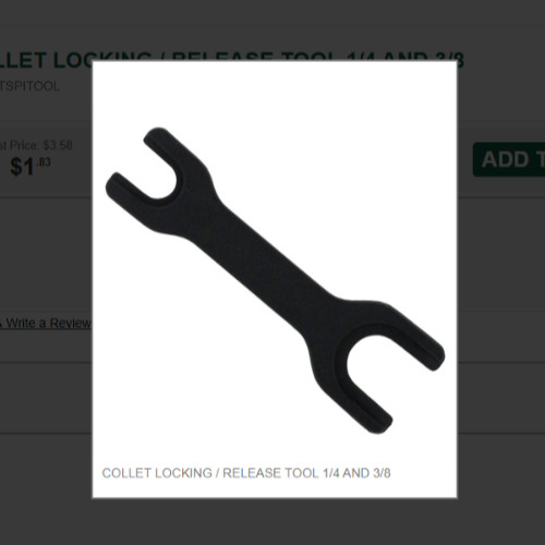 John Guest Collet Locking Release Tool, 1/4" and 3/8", Part# TSPITOOL