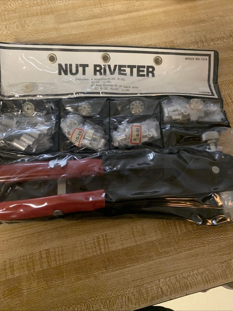 Vintage Hand Threaded Nut Riveter Kit