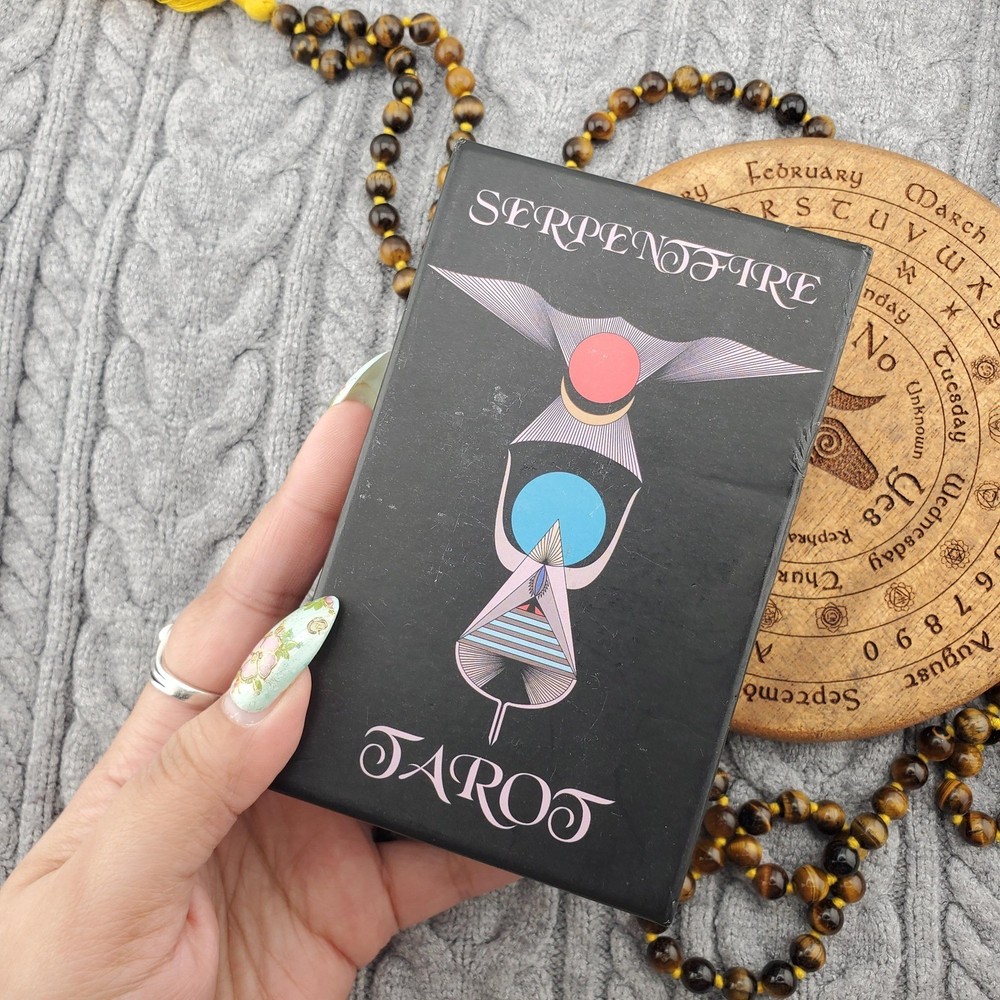 Serpentfire Tarot by Devany Wolfe 78 Card Tarot Deck USED