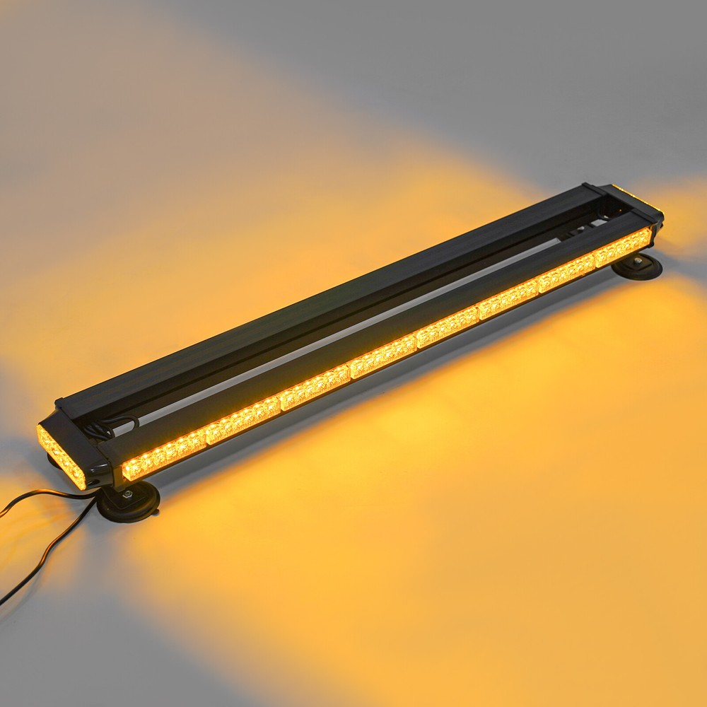 37" 104 LED Amber Strobe Light Bar, Emergency Strobe Flash Light Bar Warning