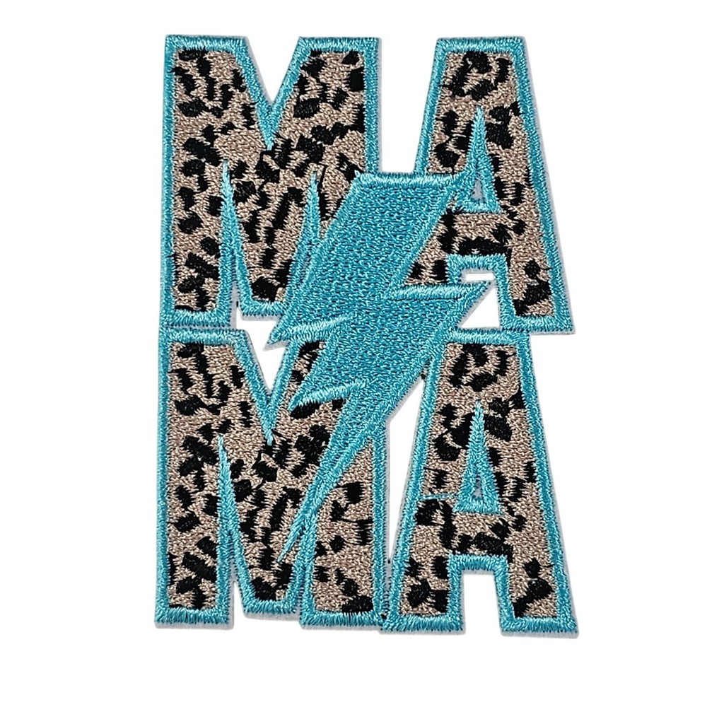 MaMa Lightning Bolt - Embroidered Patch