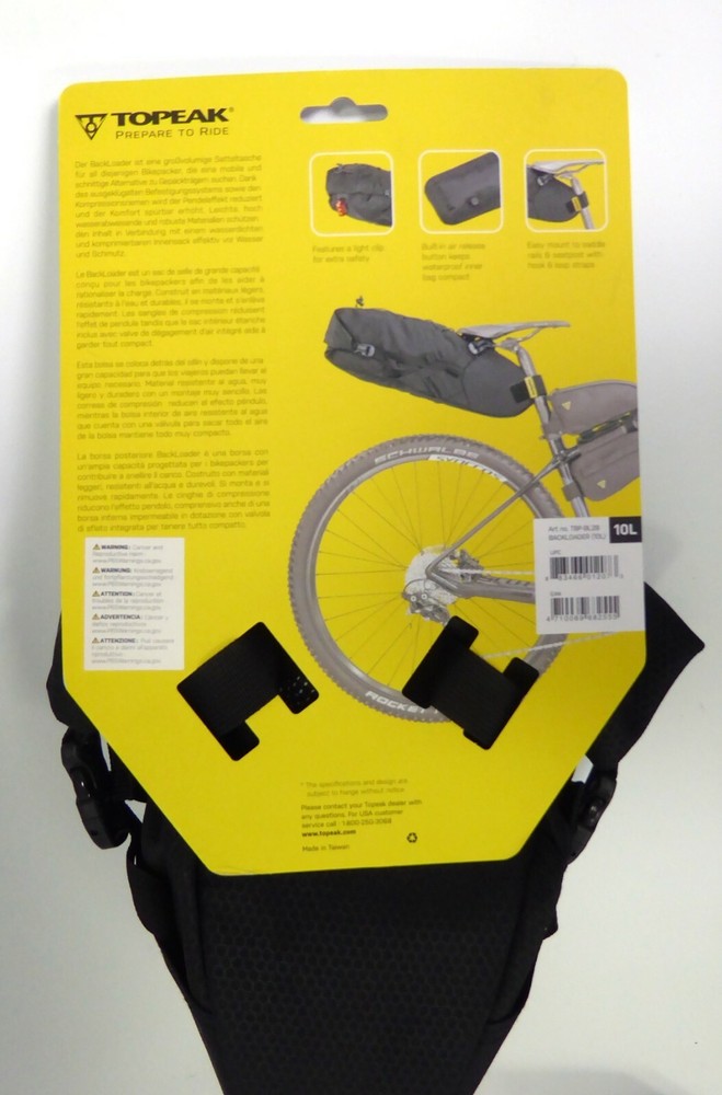 Topeak Backloader 10L Seatpost Mount Bag