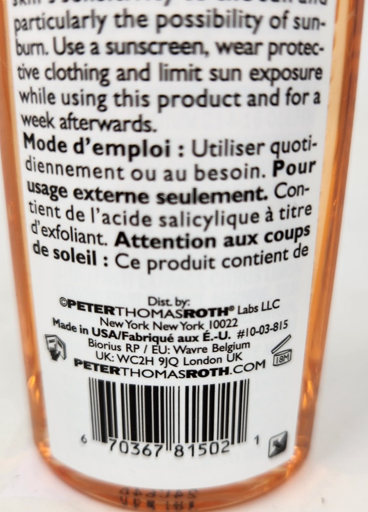 Peter Thomas Roth Anti-Aging Cleansing Gel 2oz / 57ml Sealed