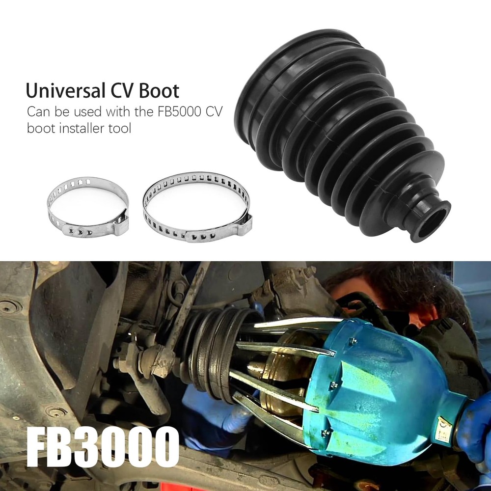 Universal Small Shaft CV Boot Kit, FB3000 CV Joint Boot Kit, CV Boot Installa...