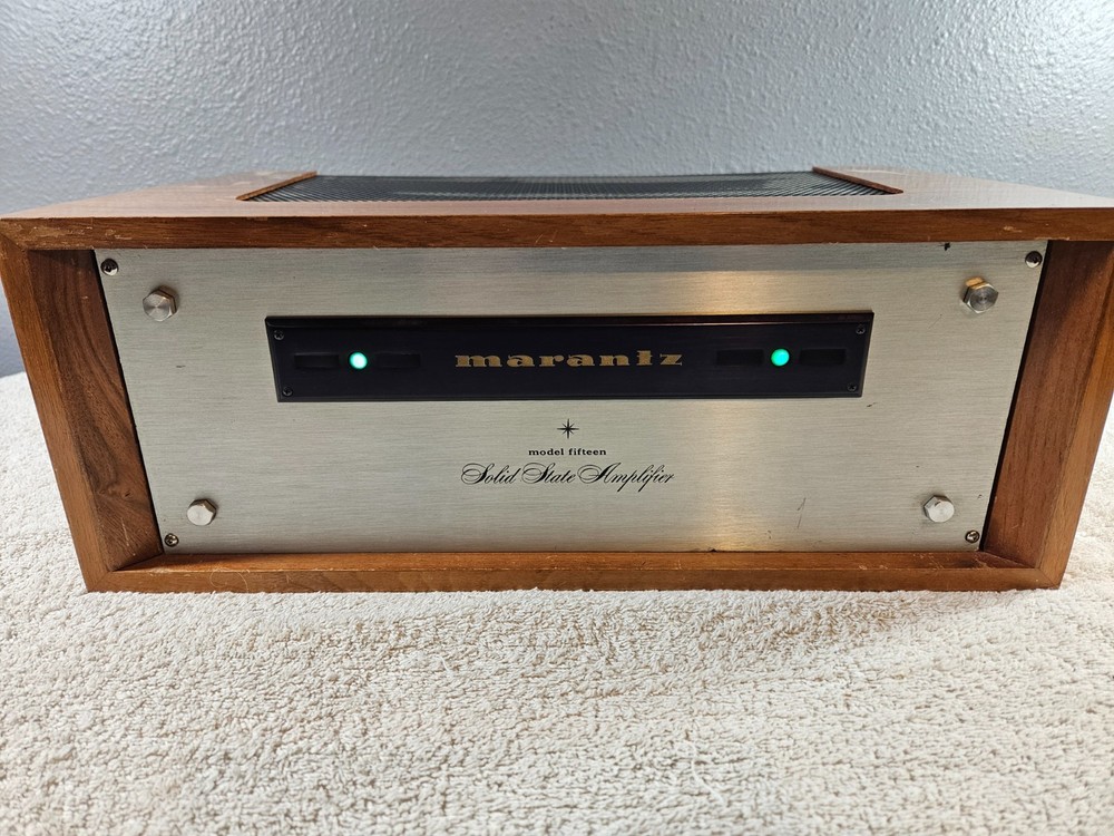 Marantz Model 15 Power Amplifier. Solid State. See it play!