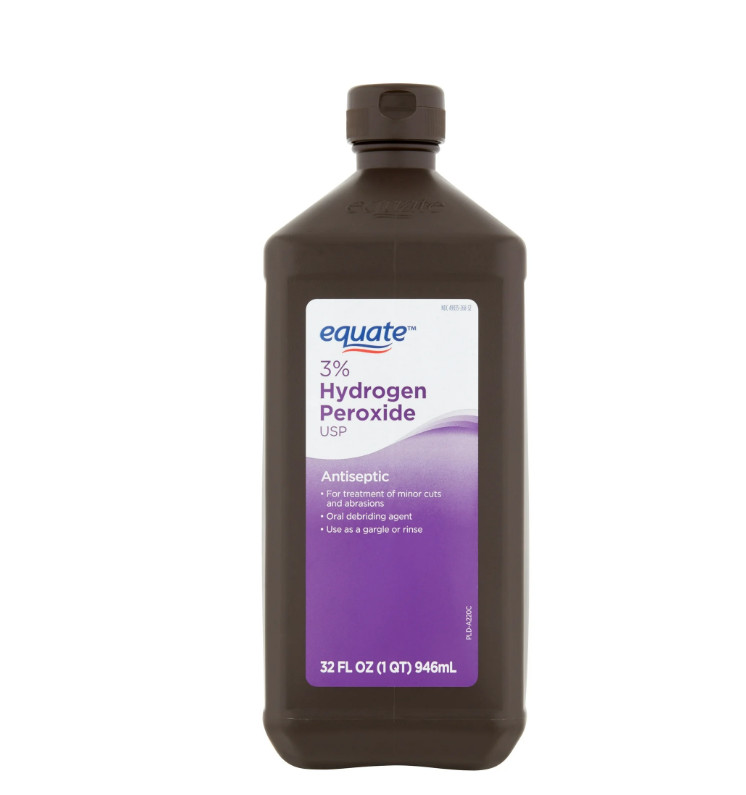 Equate 3% Hydrogen Peroxide Liquid Antiseptic, 6 Pack, (6 x 32 fl oz)