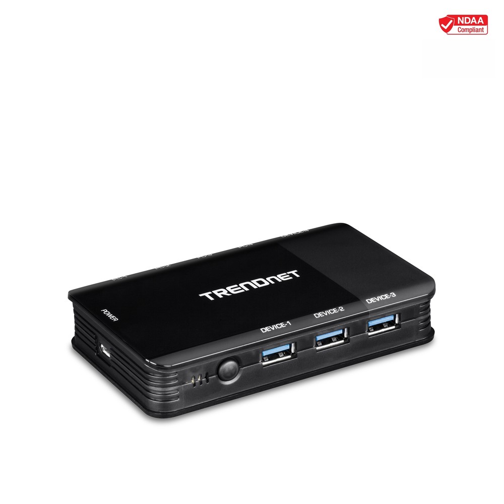 TRENDnet TK-U404 4 Computer 4-Port USB 3.1 Sharing Switch