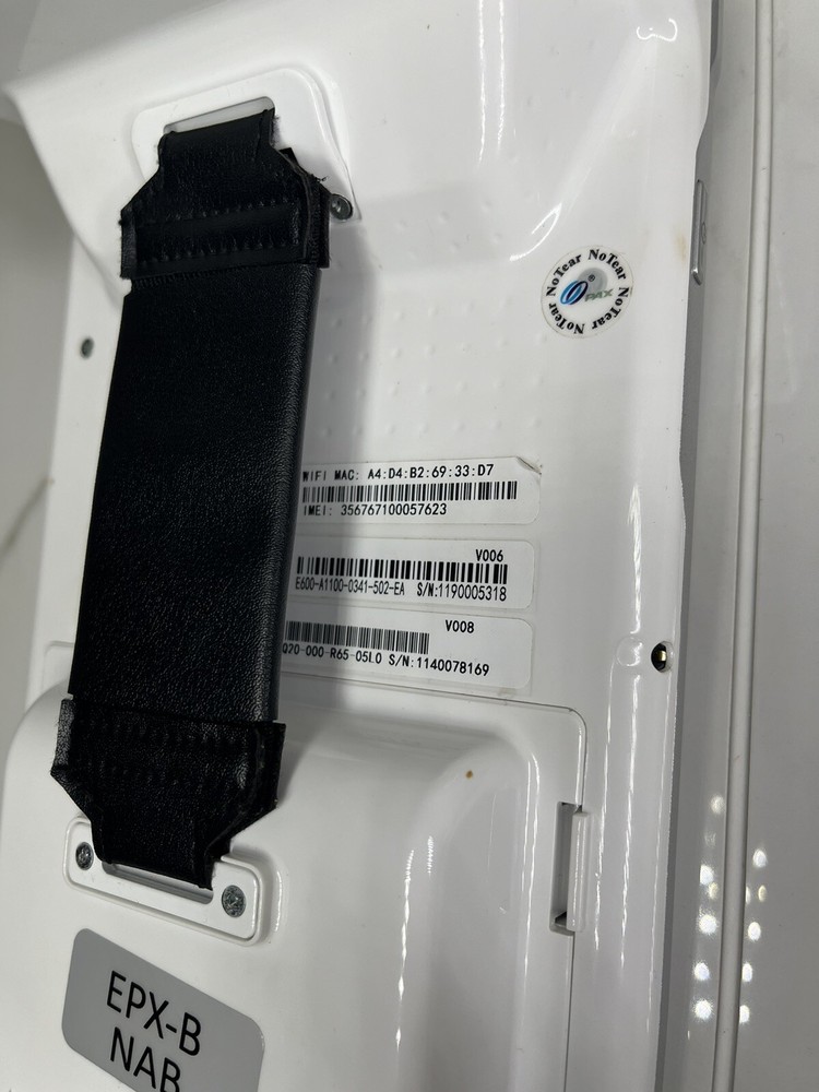 PAX E-600 Android Integrated Credit Card Terminal with Cables