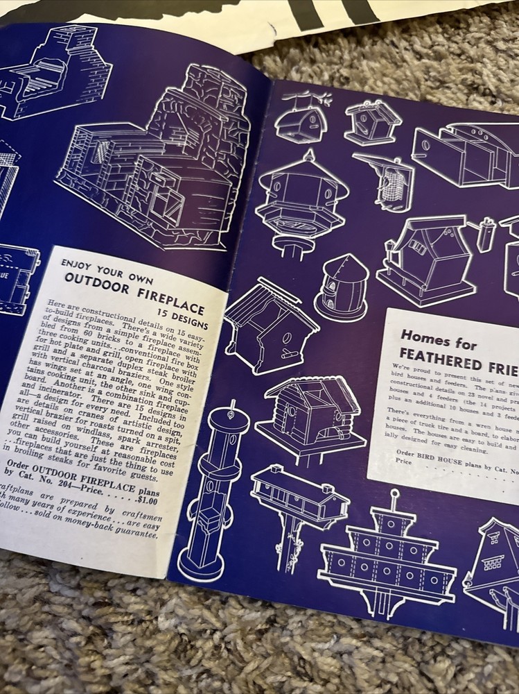 Vintage Mastercraft Craftplans Woodworking Patterns Catalog Ephemera