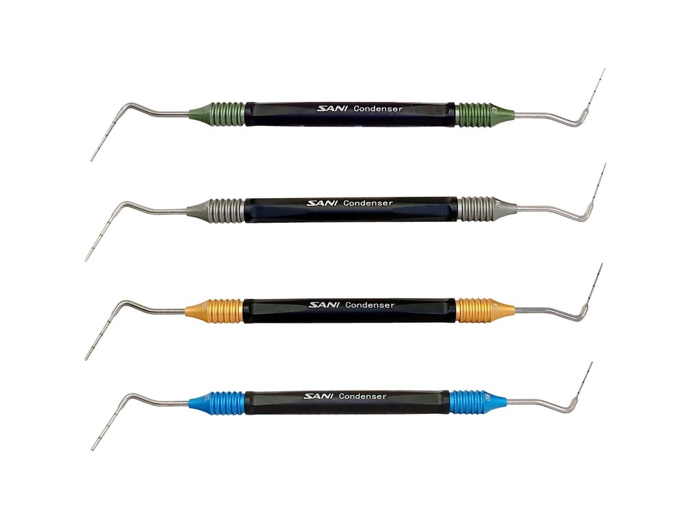 Sani 4 Pc Dental Condenser/Plugger Kit