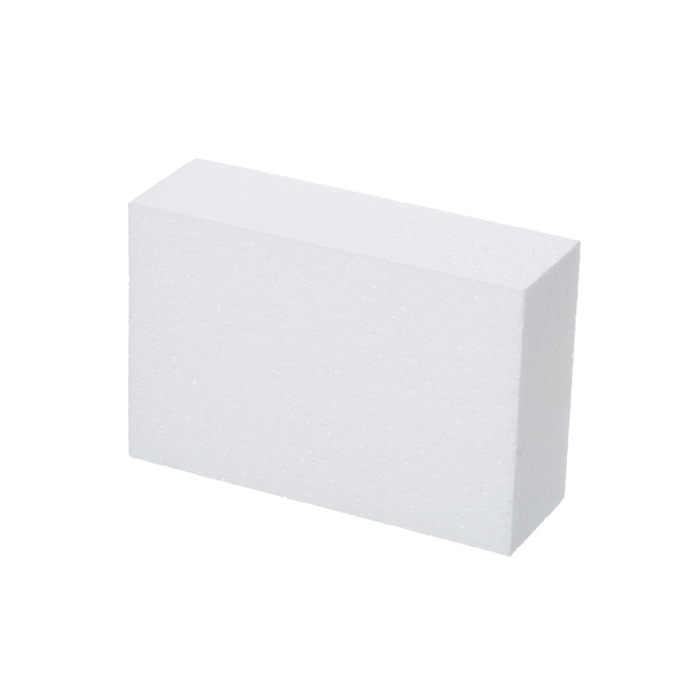 8 Pack Craft Foam Blocks 6X4X2in Polystyrene Brick Rectangle for Arts Project...