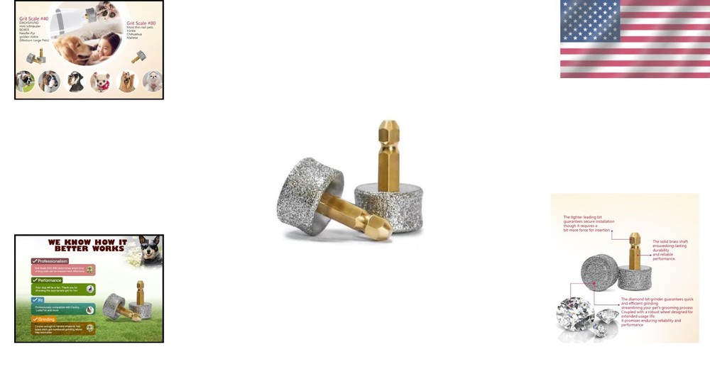 Safe & Quiet Nail Grinder Replacement Wheels - 2 Pack for Stress-Free Grooming