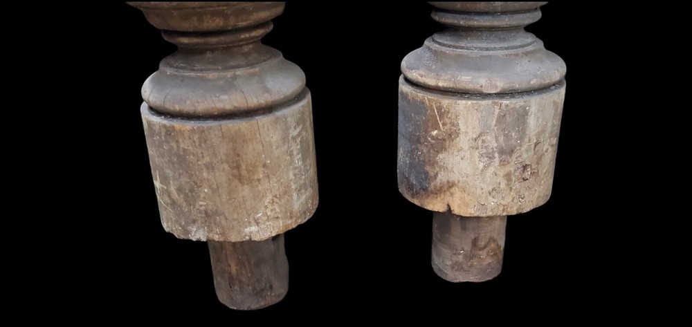 Pair Of Massive Newel Post GAM0238