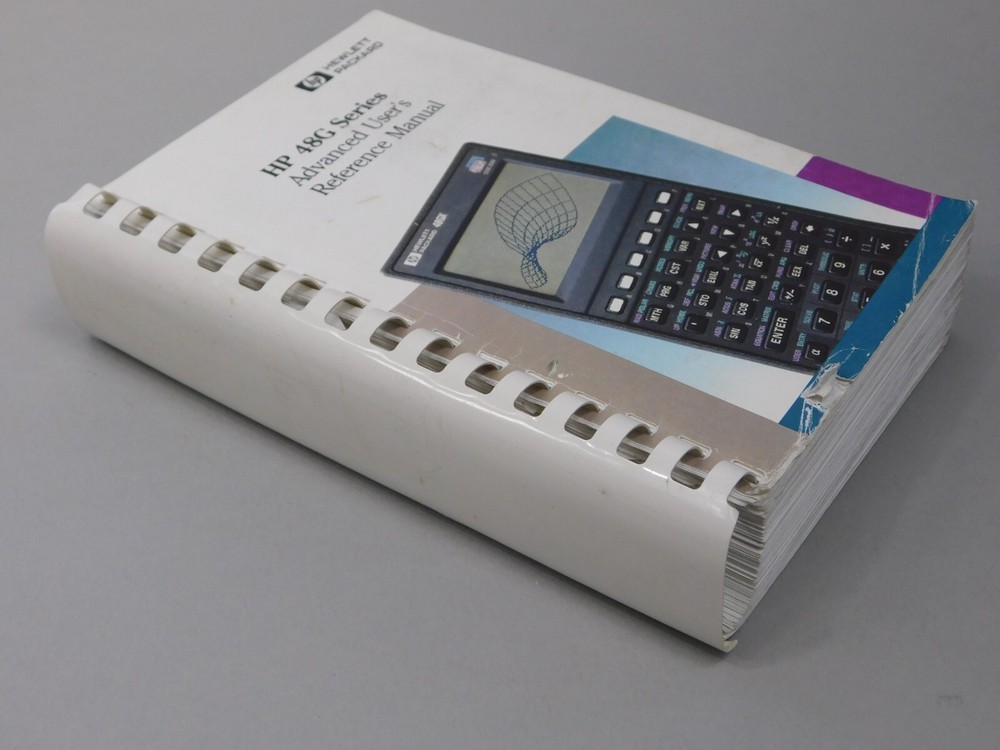 Hewlett Packard HP 48G Series Calculator Advanced User's Reference Manual 4th Ed