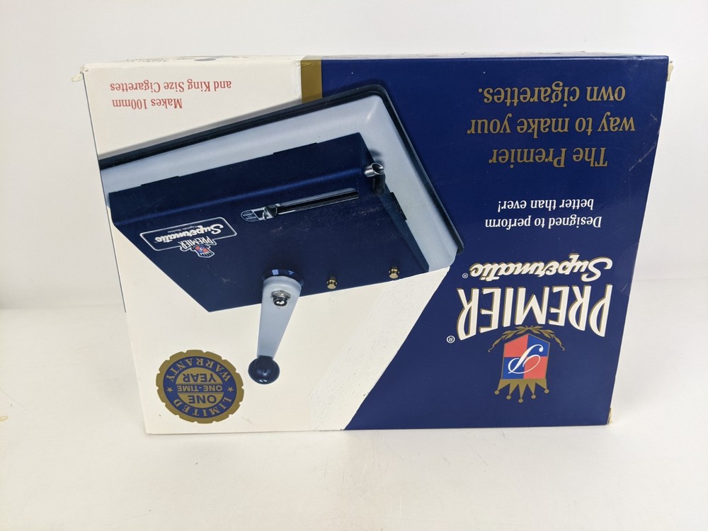 PREMIER Supermatic Cigarette Injector Machine Makes 100mm Regular & King #2