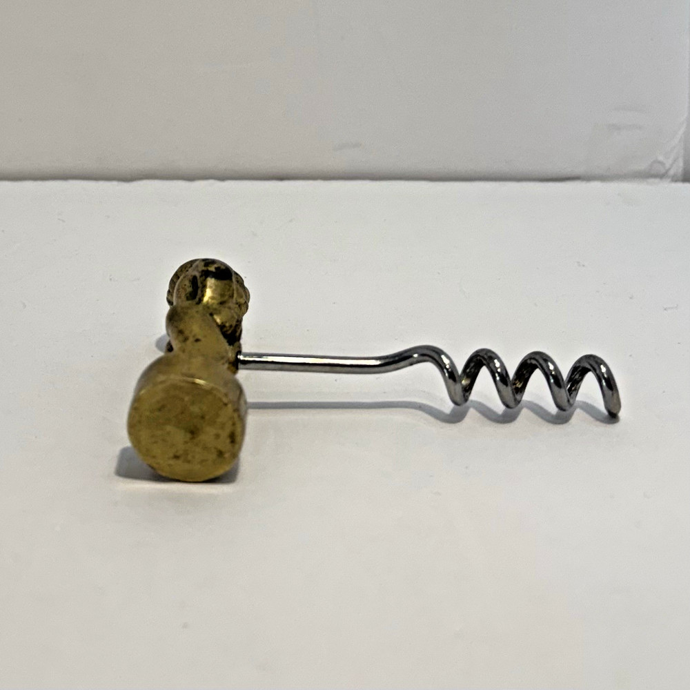 Corkscrew OpenerBrass Nude Boy Figure Vintage Risque Bar Tools