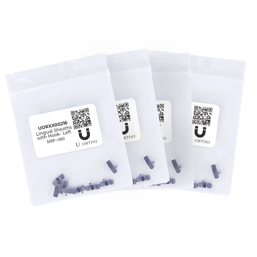 U ortho Lingual Sheaths with Hooks