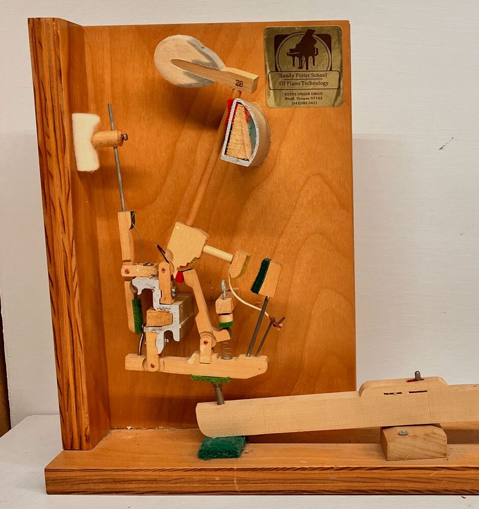 SEE HOW A PIANO WORKS -  Cut Away View