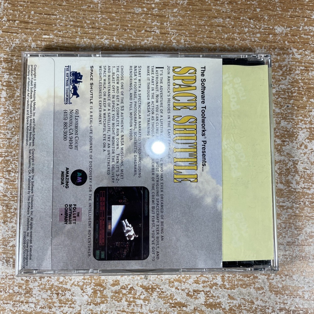 The Software Toolworks Presents Space Shuttle PC CD