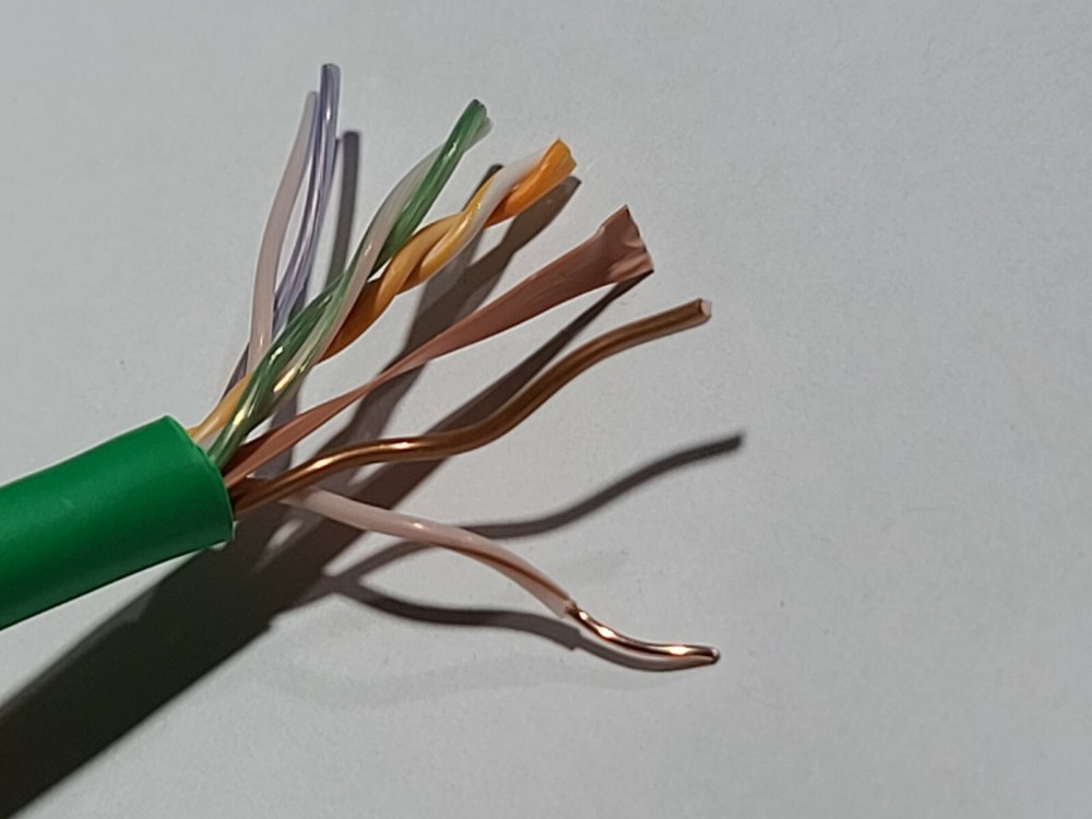 Commscope CS34P 23/4P Cat6 U/UTP WebTrak Plenum CMP Network Cable Green /100ft