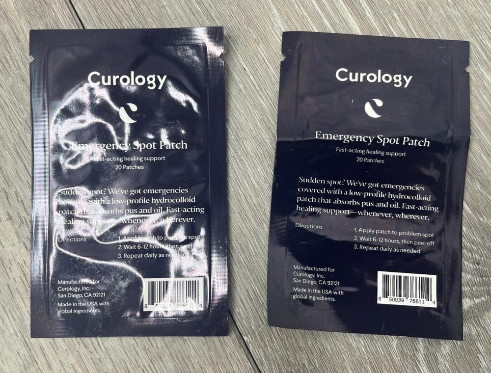 2 Pkgs (40ct Total) Curology Emergency Spot Patch For Acne 20 Patches in ea Pkg