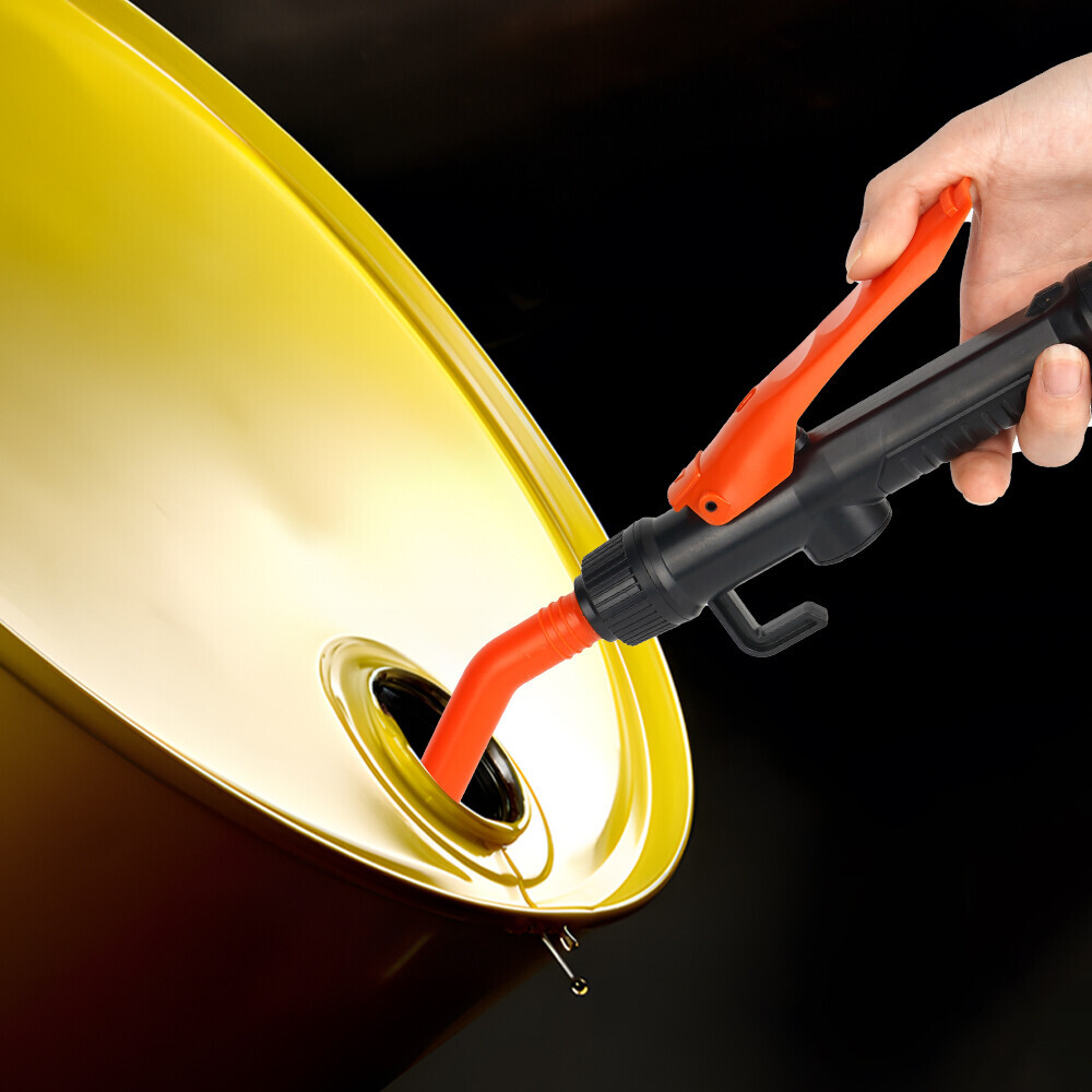 2.4 GPM Powered Battery Quick Liquid Fuel Transfer Pump with Flow Control Nozzle