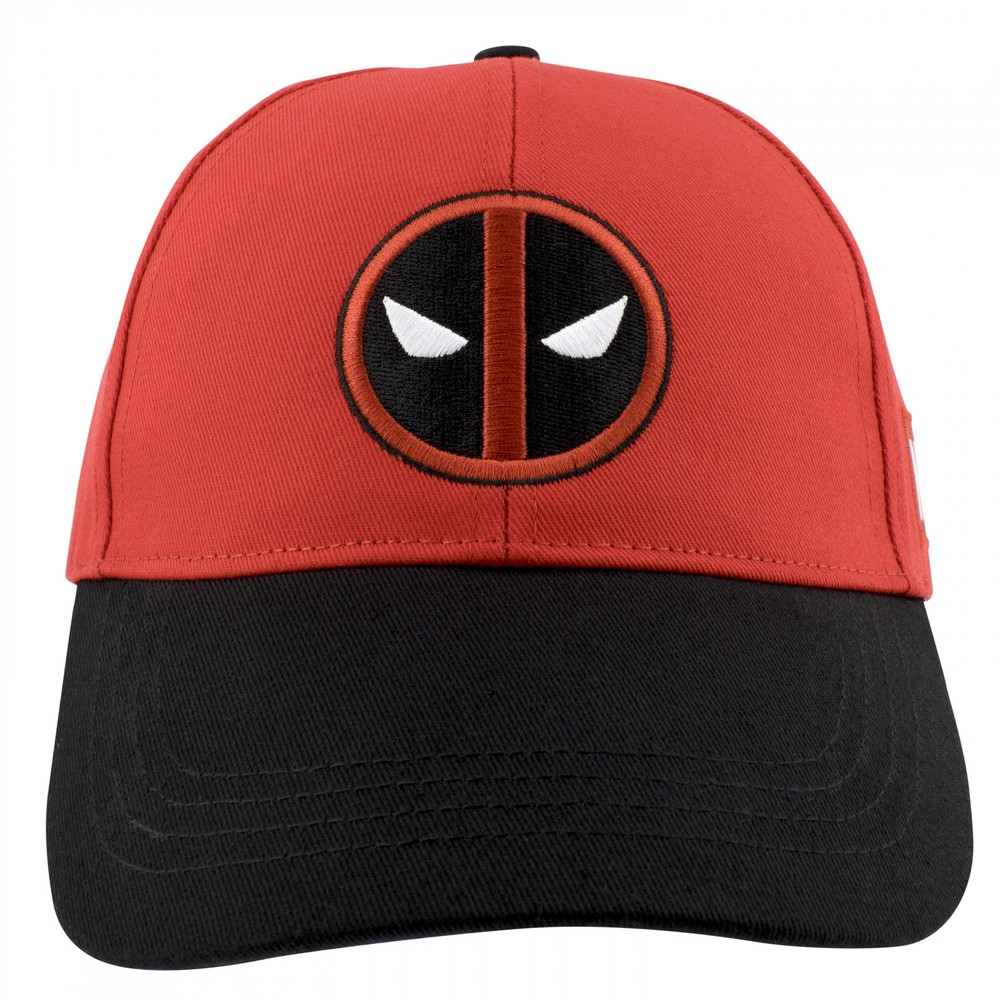 Deadpool Logo Red Snapback Hat Red