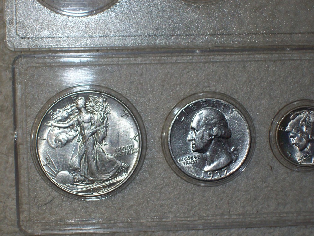 1937 MINT SET UNCIRCULATED PHILADELPHIA MINT