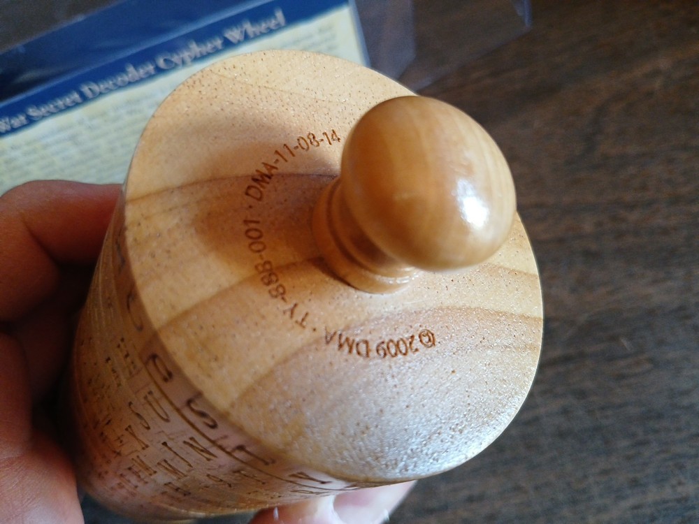 Civil War Secret Decoder Cypher Wheel Ages 5 & Up