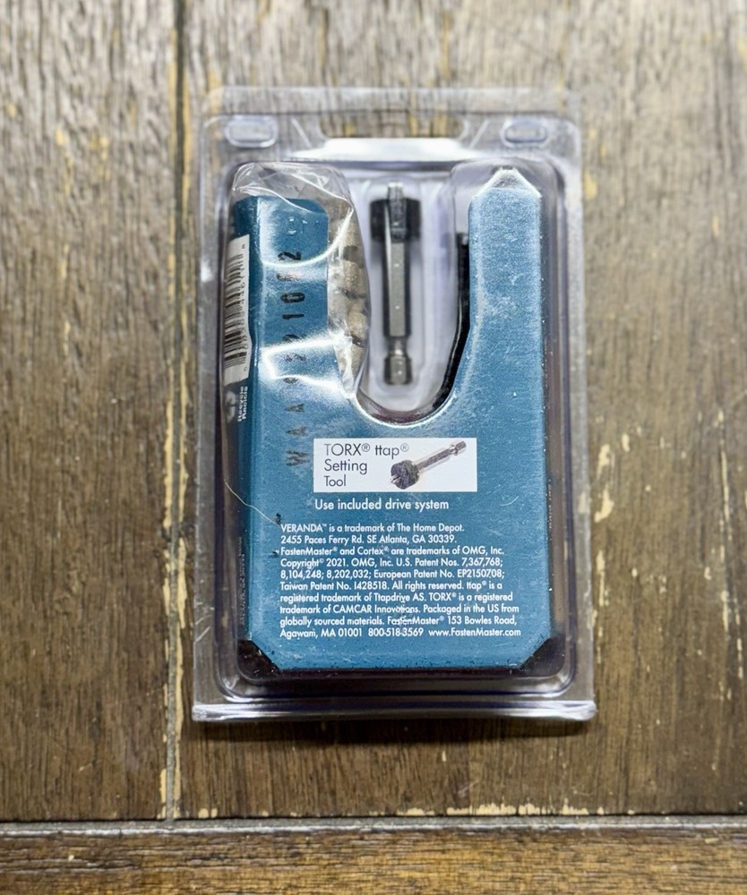 Veranda Cortex Hidden Fastening System For Decking / Brown