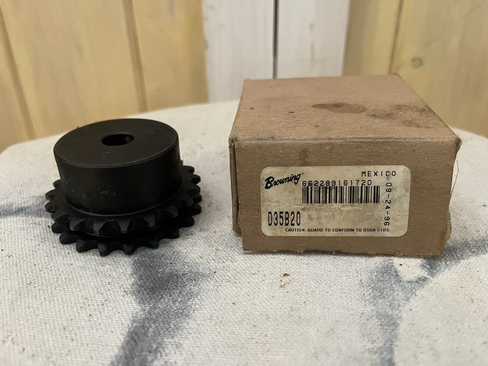 NOS Browning D35B20 Roller Chain Sprocket