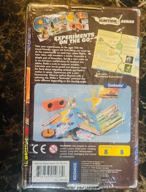 science experiments on the go kit from Iginition series