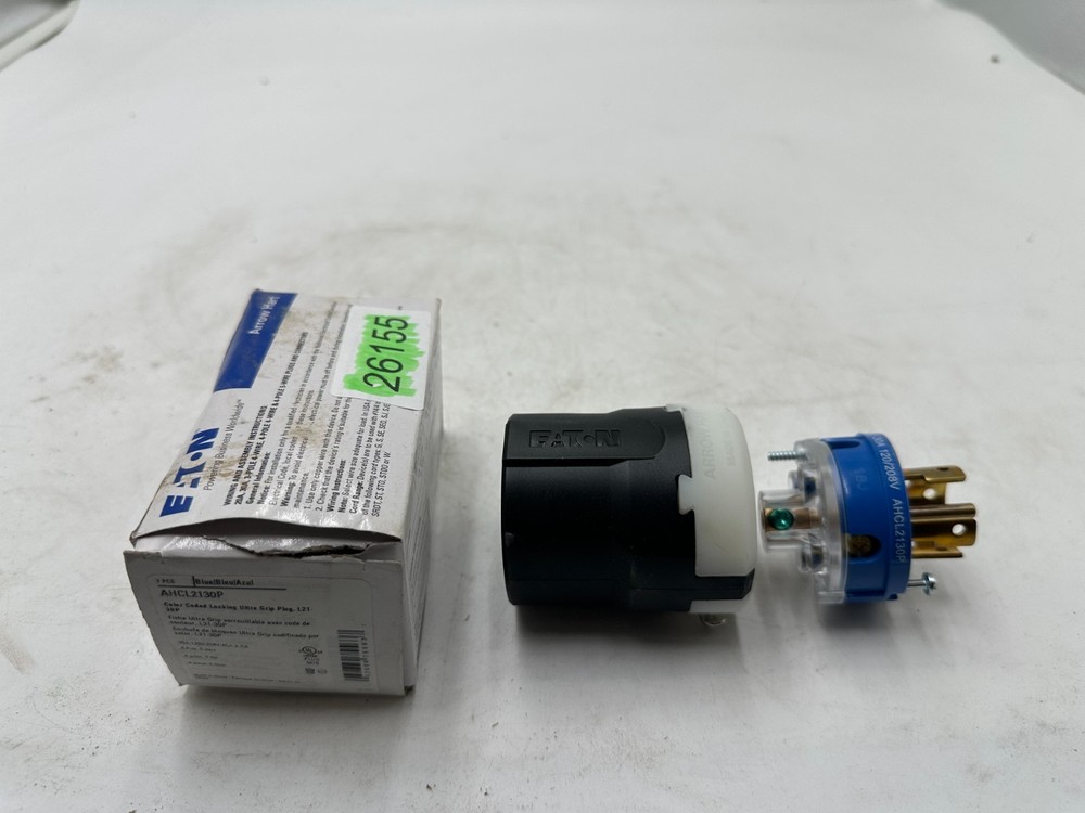 Eaton AHCL2130P Blue Locking Plug 30A