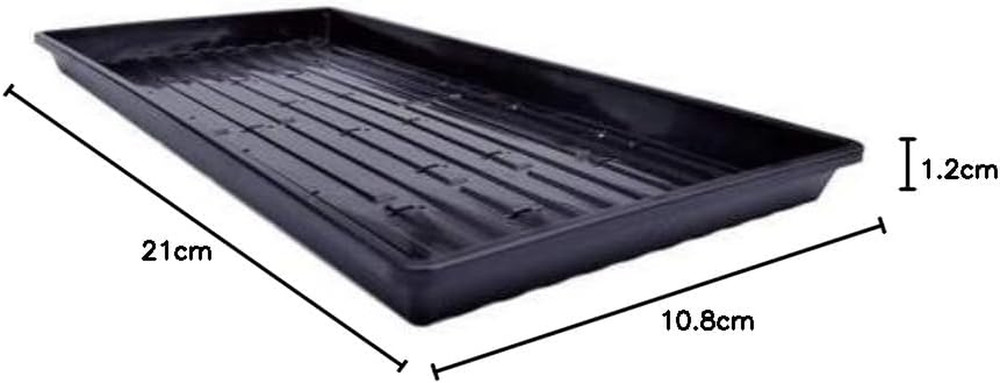 Bootstrap Farmer Microgreen 1020 Trays, Shallow Extra Strength 10 Pack Seed Tray