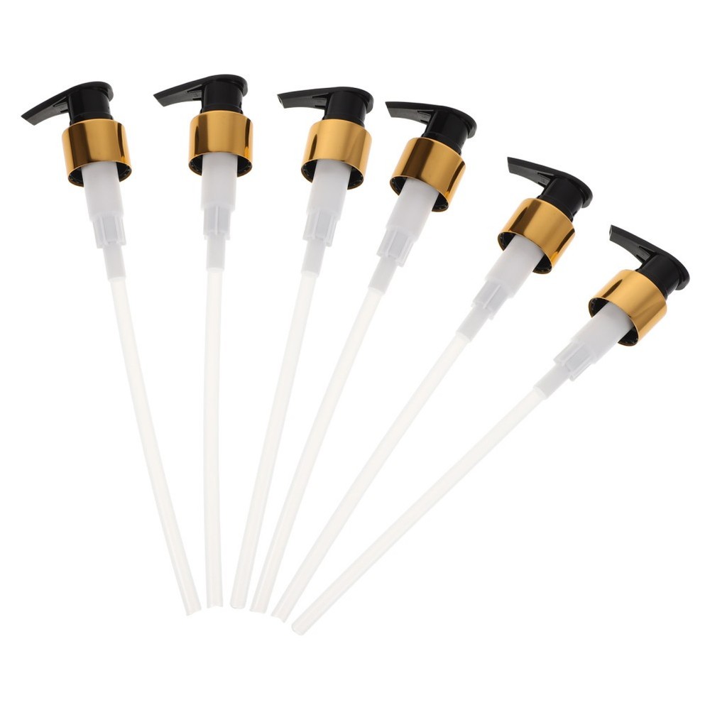 6pcs Bottle Dispenser Pumps: Plastic Lotion Pump Replacement for Hand Soap or