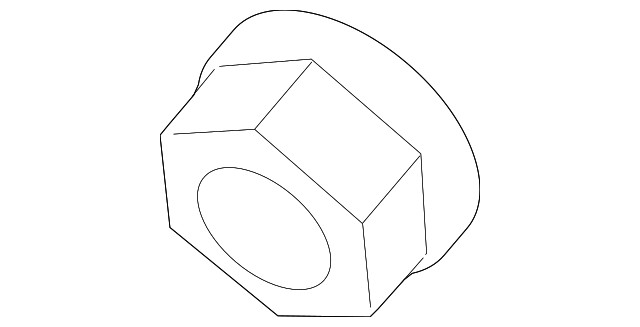 Genuine Mitsubishi Splash Shield Nut MF920370