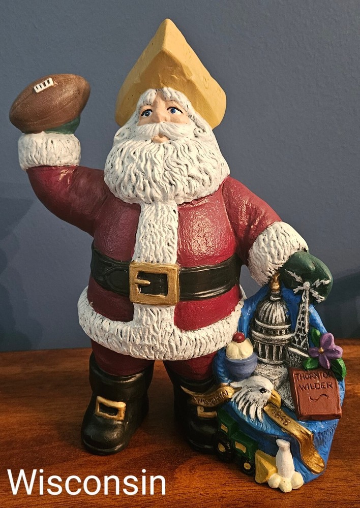 State Santa Claus Figurines (Handpainted, Sold Separately)