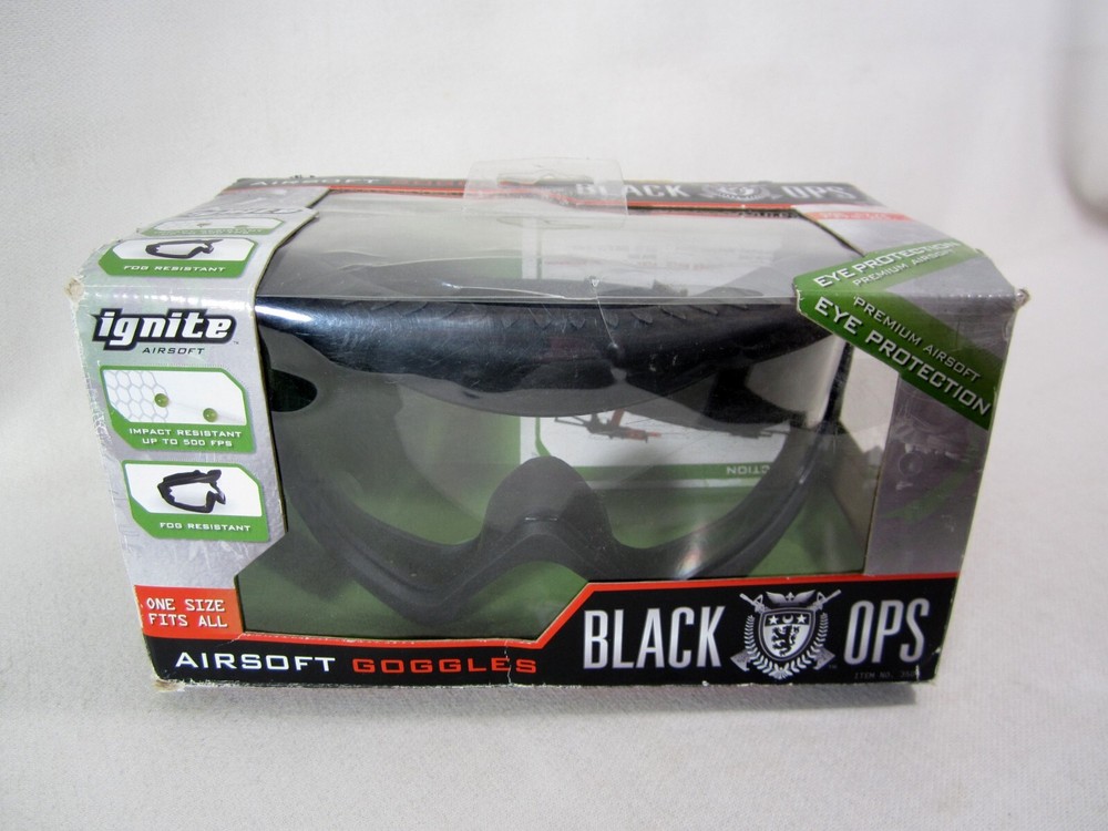 Airsoft Ignite Black Ops Tactical Goggles