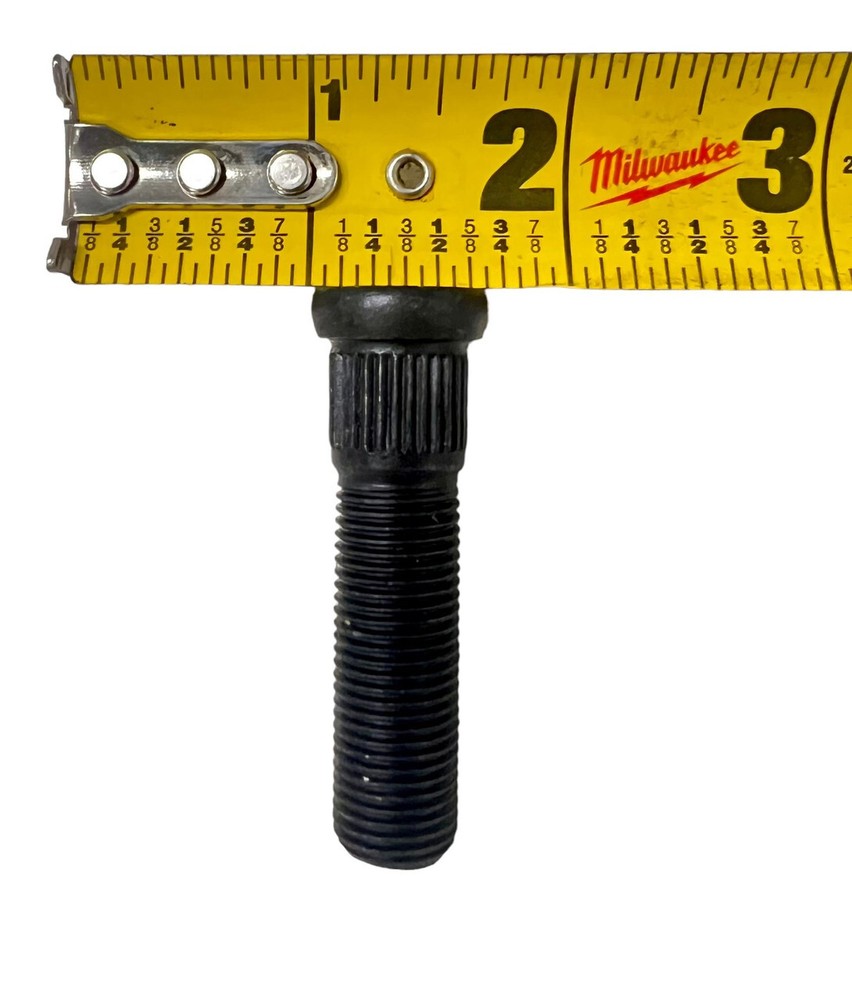 5) 1/2" x 2" Long Trailer Hub Wheel Stud Black w/ Cone Nut - same as 4759-20-Z