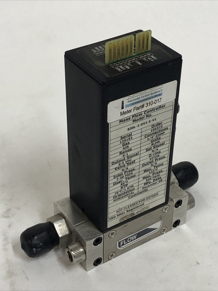 Sierra 830L-2-OV1-E-V1 Mass Flow Controller Meter 0-5VDC Output