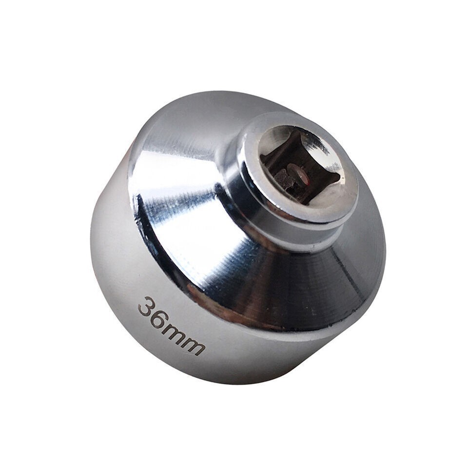 36mm Oil Filter Socket Tool 3/8"Drive Cap Remover Low Profile Socket Wrench C2C6